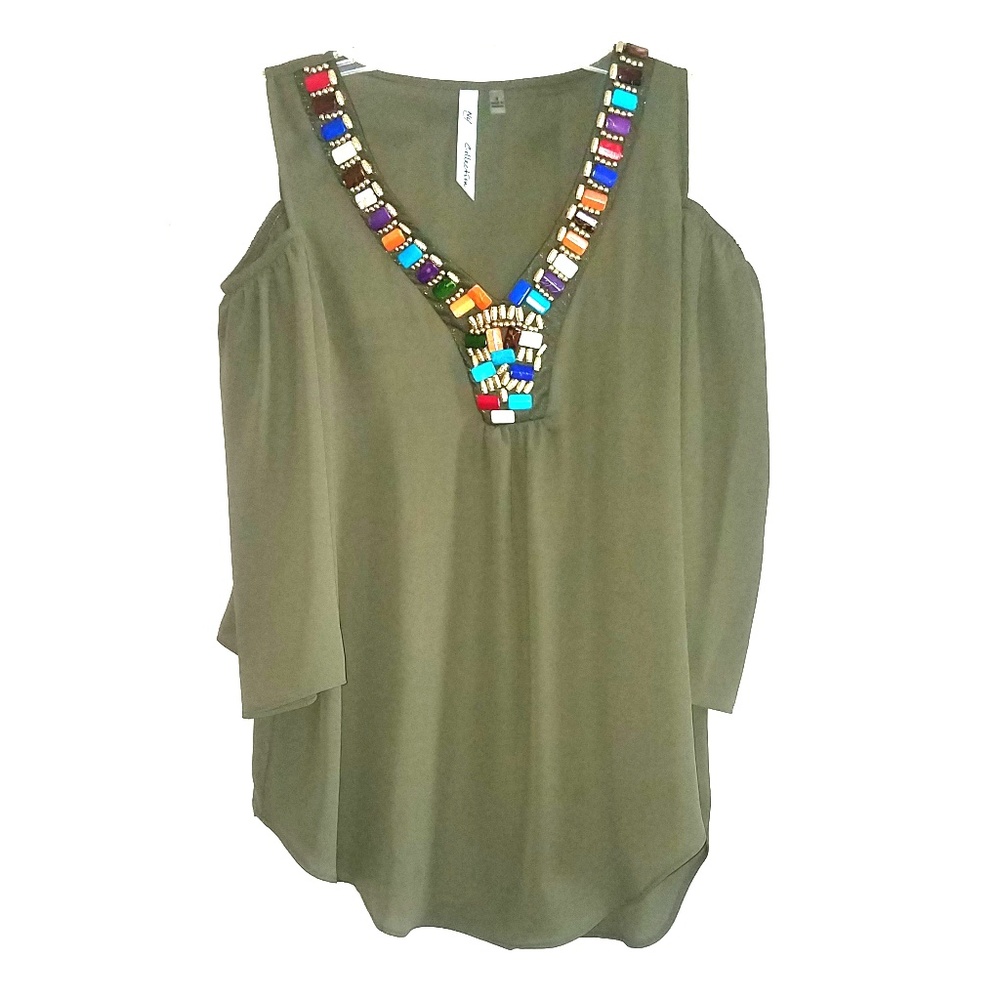 Cold shoulder top